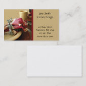 Carte de visite intérieur à la maison (Devant / Derrière)