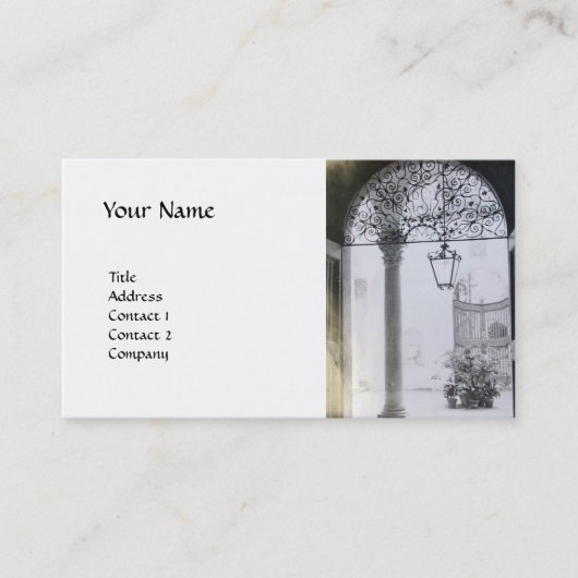 CARTE DE VISITE INTÉRIEUR ARCHITECTURAL (Devant)