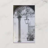 Carte De Visite INTÉRIEUR ARCHITECTURAL AVEC PORTES Pearle blanche (Dos)