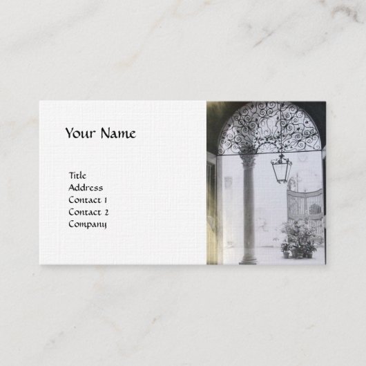 Carte De Visite intérieur architectural lin (Devant)