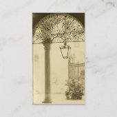 Carte De Visite INTÉRIEUR ARCHITECTURAL violet (Dos)