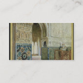 Carte De Visite Intérieur d'Alhambra, Grenade (la semaine) (Dos)