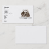 Carte De Visite Intérieur d'apiculteur de jardin (ruche dans le (Devant / Derrière)