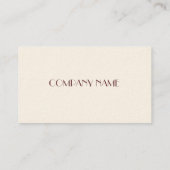 Carte De Visite Intérieur d'architecte (Dos)