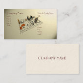 Carte De Visite Intérieur d'architecte (Devant / Derrière)