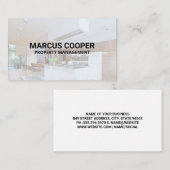Carte De Visite Intérieur de cuisine Maison | Construction | Agent (Devant / Derrière)