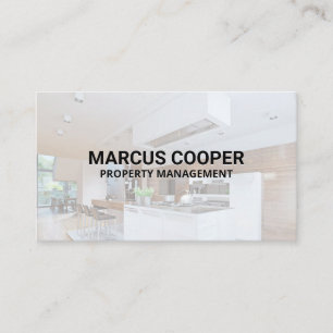 Carte De Visite Intérieur de cuisine Maison Construction Agent
