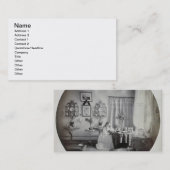 Carte De Visite Intérieur de la Chambre de Muckross, c.1865 (copie (Devant / Derrière)