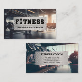 Carte De Visite Intérieur De Salle De Sport | Baies | Tapis (Devant / Derrière)