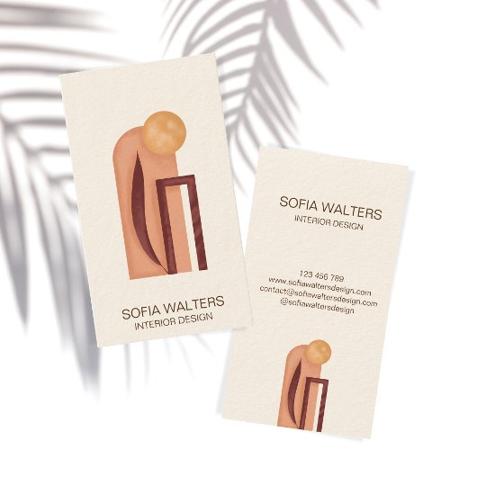 Carte De Visite intérieur designer maison mise en scène immobilier