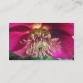 Carte De Visite Intérieur D'Une Fleur De Fleur De Fleur De Fleur D (Dos)