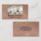 Carte De Visite Intérieur | Moderne (Devant / Derrière)