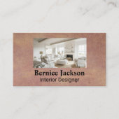 Carte De Visite Intérieur | Moderne (Devant)