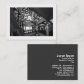Carte De Visite Intérieur Moderne (Bordé) (Devant / Derrière)