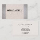 Carte De Visite Intérieur Motif contemporain (Devant / Derrière)