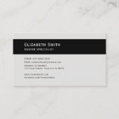 Carte de visite, Intérieur Rustique (Devant)