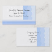 Carte De Visite Intérieurs Décorés Avec Soin (Devant / Derrière)