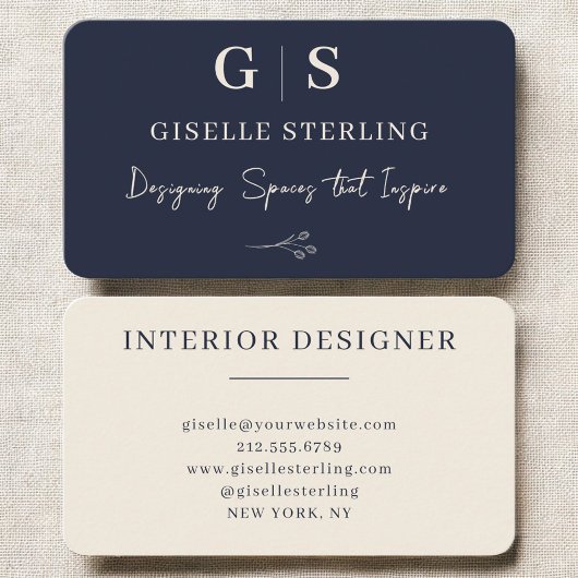 Carte De Visite Interior Designer
