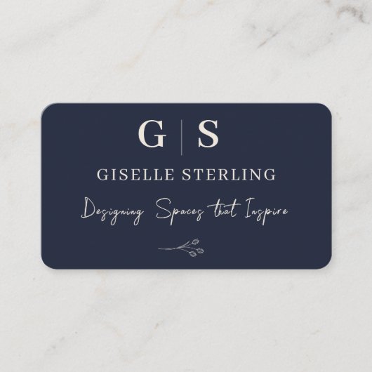 Carte De Visite Interior Designer (Devant)