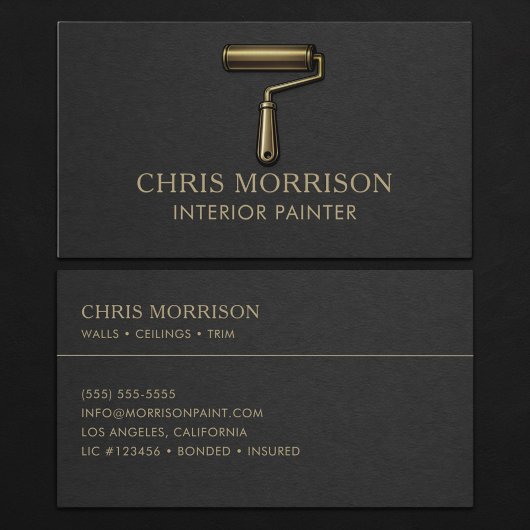 Carte De Visite Interior Painter Professional 