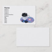 Carte De Visite InternetCafe, nom, adresse 1, adresse 2, Conta… (Devant / Derrière)