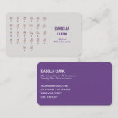 Carte De Visite Interprète ASL (Devant / Derrière)