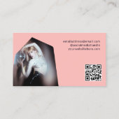 Carte De Visite Interprète de la marine Peach Retro (Dos)