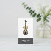 Carte De Visite Interprète violon violoniste de musique classique (Debout devant)