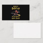 Carte De Visite Interrupteur de buse à bouton haut Halloween (Devant / Derrière)