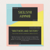 Carte De Visite Intervention w/suggestions de "frères et de (Extérieur déplié)