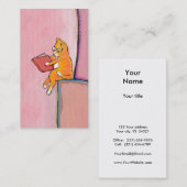 Carte De Visite Intitulé : La confiture d'oranges préfère la (Devant / Derrière)