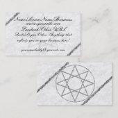 Carte De Visite Introduction de gris d'Octogram (Devant / Derrière)