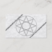 Carte De Visite Introduction de gris d'Octogram (Dos)