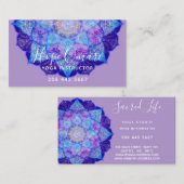 Carte De Visite Intuition Mandala (Devant / Derrière)