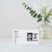 Carte De Visite Invention progressive d'homme de développement de (Debout devant)