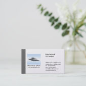 Carte De Visite Investigateur d'UFO de bord - gris (Debout devant)