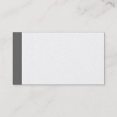 Carte De Visite Investigateur d'UFO de bord - gris (Dos)