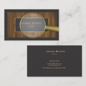 Carte De Visite Investigateur privé (Devant / Derrière)