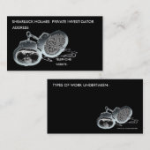 Carte De Visite Investigateur privé (Devant / Derrière)