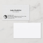 Carte De Visite Investissement boursier simple (Devant / Derrière)