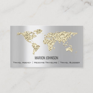 Carte De Visite Investissements Financement Mariage Voyage World G