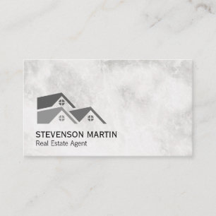 Carte De Visite Investisseur immobilier Executive Marble Agent