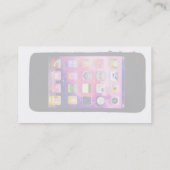 Carte De Visite iPhone coloré (Dos)