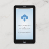 Carte De Visite iPhone iOS Style App Capture d'écran (Devant)