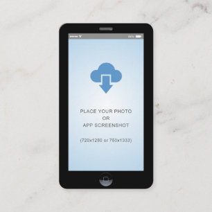 Carte De Visite iPhone iOS Style App Capture d'écran
