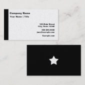 Carte De Visite Iridescent moderne (Devant / Derrière)