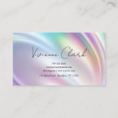 Carte de visite Iridescent Wave (Dos)