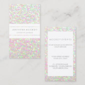 carte de visite - Iridescente Biz (Devant / Derrière)