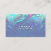 Carte De Visite Iridescente holographique personnalisée (Devant)