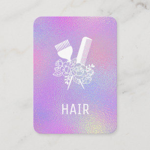 Carte De Visite *~* Iridescente Huile Arc-en-ciel Brush Floral AP6